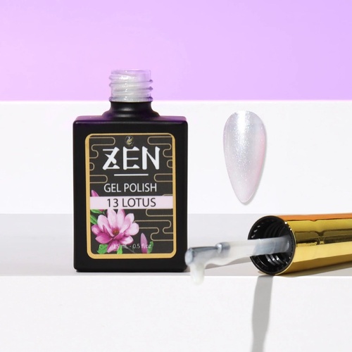 ZEN - Milky Gel Nails Polish - #13 Lotus - Winter Garden Collection - 15ml