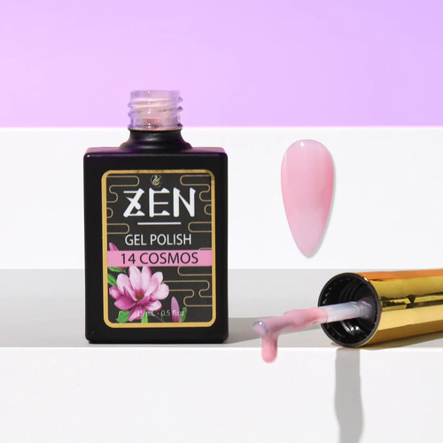 ZEN - Milky Gel Nails Polish - #14 Cosmos - Winter Garden Collection - 15ml