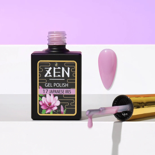 ZEN - Milky Gel Nails Polish - #17 Japanese Iris - Winter Garden Collection - 15ml