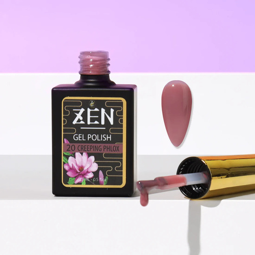 ZEN - Milky Gel Nails Polish - #20 Creeping Phlox - Winter Garden Collection - 15ml