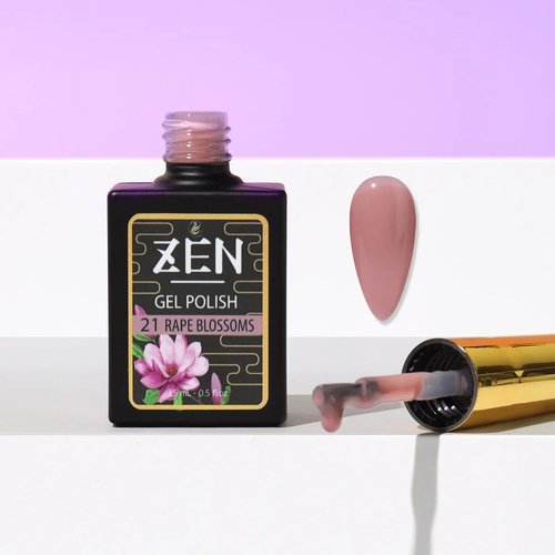 ZEN - Milky Gel Nails Polish - #21 Rape Blossoms - Winter Garden Collection - 15ml