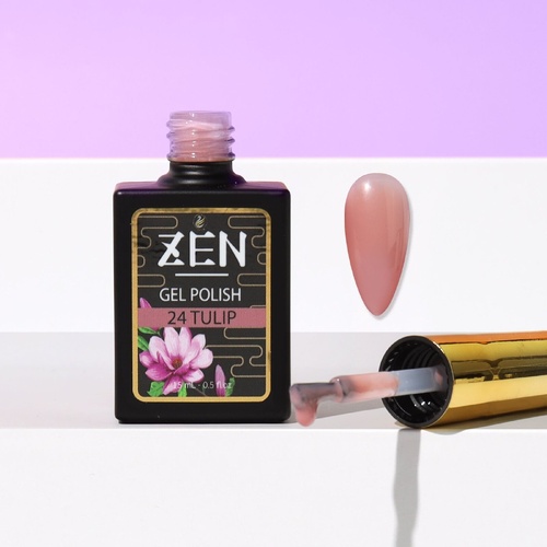 ZEN - Milky Gel Nails Polish - #24 Tulip - Winter Garden Collection - 15ml