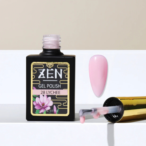 ZEN - Milky Gel Nails Polish - #28 - Lychee - Mochidoki Collection - 15ml