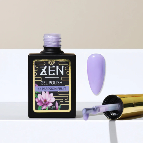 ZEN - Milky Gel Nails Polish - #32 - Passion Fruit - Mochidoki Collection - 15ml