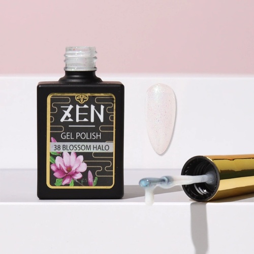 ZEN - Milky Gel Nails Polish - #38 Blossom Halo - Sakura Glimmer Collection - 15ml