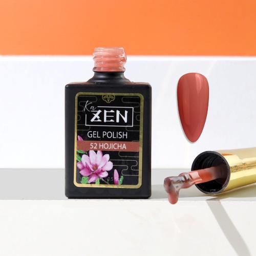 ZEN - Milky Gel Nails Polish - #52 Hojicha - Aki Yume Collection - 15ml