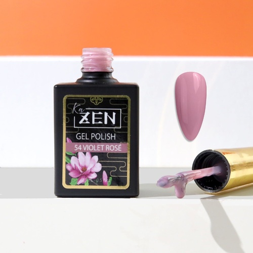 ZEN - Milky Gel Nails Polish - #54 Violet Rose - Aki Yume Collection - 15ml