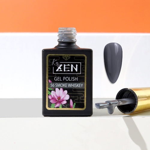 ZEN - Milky Gel Nails Polish - #56 Smoke Whiskey - Aki Yume Collection - 15ml