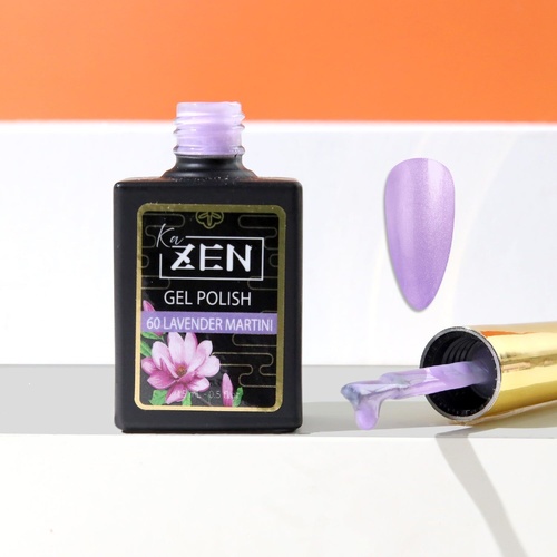 ZEN - Milky Gel Nails Polish - #60 Lavender Martini - Aki Yume Collection - 15ml
