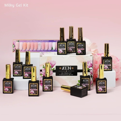 ZEN | Milky Gel Nail Polish Japanese Garden Collection #01 - #12