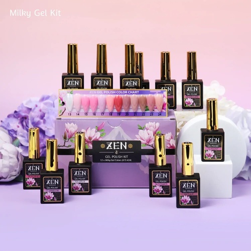 ZEN | Milky Gel Nail Polish Winter Garden Collection #13 - #24