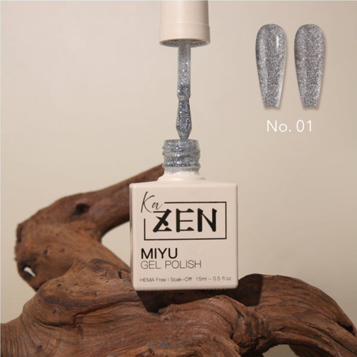 ZEN - Gel Nails Polish - #01 Miyu Collection 15ml
