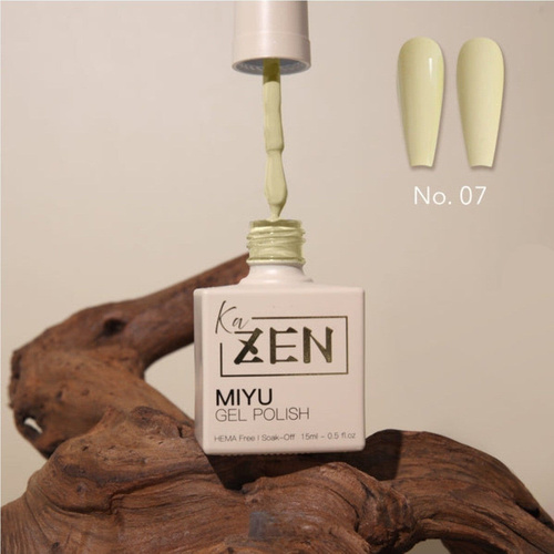 ZEN - Gel Nails Polish - #07 Miyu Collection 15ml
