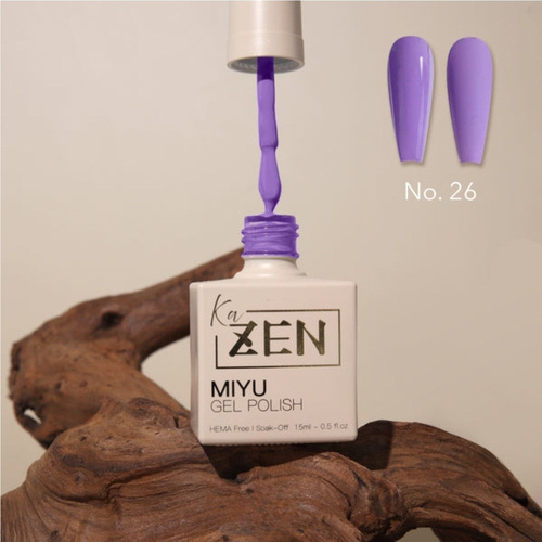 ZEN - Gel Nails Polish - #26 Miyu Collection 15ml