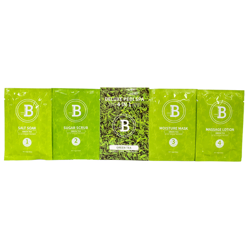 Billionaire Deluxe Nail Pedicure Kit 4 in 1 - Green Tea 18g